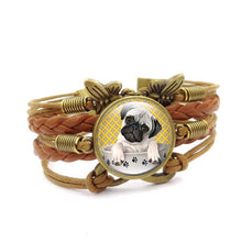 Pug Glass & Bangles Butterfly Handcrafted Bracelet