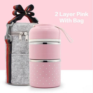 Leak-Proof Stainless Steel Thermal Lunch Boxes