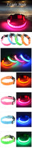 Night Safety LED Pet Dog Collar Luminous Lattice Necklace Light Collar