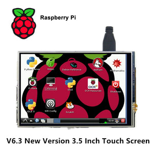 Raspberry Pi 3+3.5 inch LCD Touch Screen+8G SD Card+Wireless Remote Keyboard+5 layer Case+Heat Sink+Power Adapter your full microcomputer