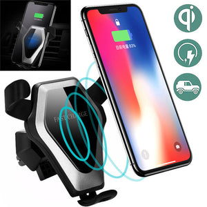 CARPRIE Car Mount Holder Qi Wireless Charger Fast Wireless Charging Magnetic