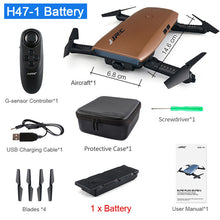 JJRC H47 ELFIE Plus Drone with Camera 720P HD FPV Foldable Quadcopter Drone RC Helicopter