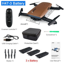 JJRC H47 ELFIE Plus Drone with Camera 720P HD FPV Foldable Quadcopter Drone RC Helicopter