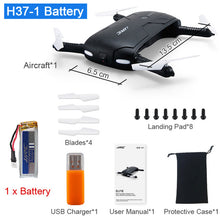 JJRC H47 ELFIE Plus Drone with Camera 720P HD FPV Foldable Quadcopter Drone RC Helicopter