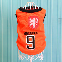 2018 World Cup Football Soccer Jersey Pet Dog Cool Cat Sport Vest Summer Breathable Dogs Vests Sportswear Football Clothes Spain