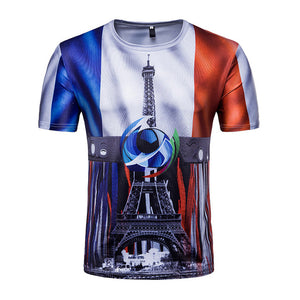 2018 Russia T-shirt Men/Women 3D Print Flag Slim Fit Short Sleeve T Shirt Soccer Jerseys World Cup Tees Tops