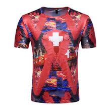 2018 Russia T-shirt Men/Women 3D Print Flag Slim Fit Short Sleeve T Shirt Soccer Jerseys World Cup Tees Tops